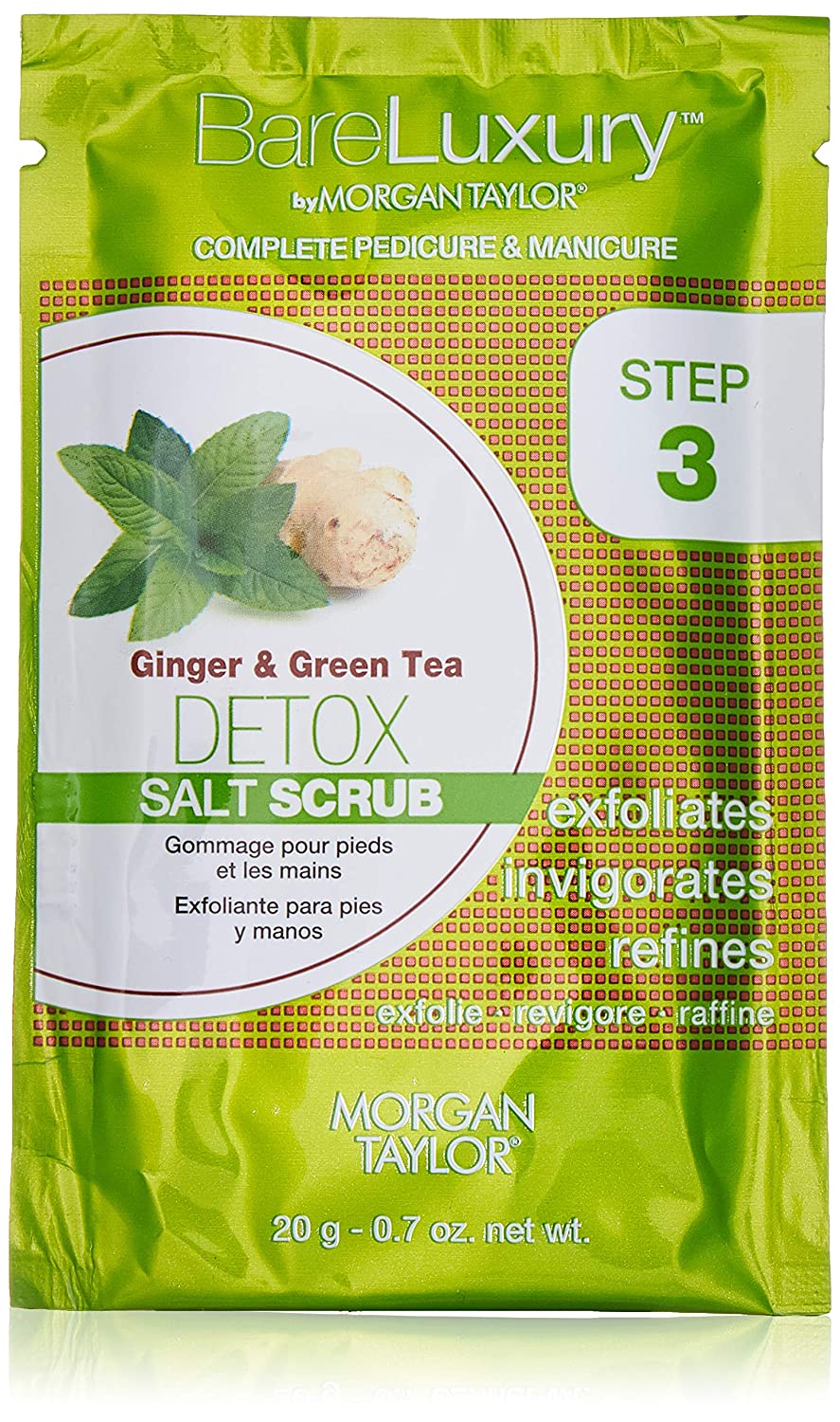 BareLuxury 4-Step, Complete Pedicure & Manicure Packs - Ginger & Green Tea