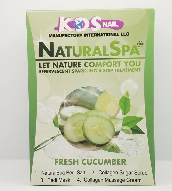 KDS Deluxe Pedicure 4 Step - Cucumber - Kit