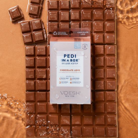 VOESH Deluxe Pedicure 4 Step - Chocolate Love - Kit