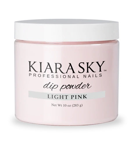 Kiara Sky Dipping Powder Pink & White 10 Oz - Light Pink