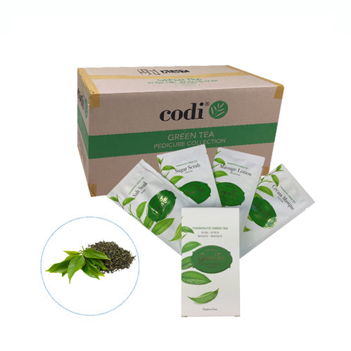 Codi K-Beauty Premium Pedicure Collection Deluxe 4 Steps - Green Tea - Case of 120