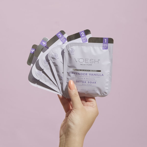 VOESH Pedi in a Box O2 Fizz 5 Step - Lavender