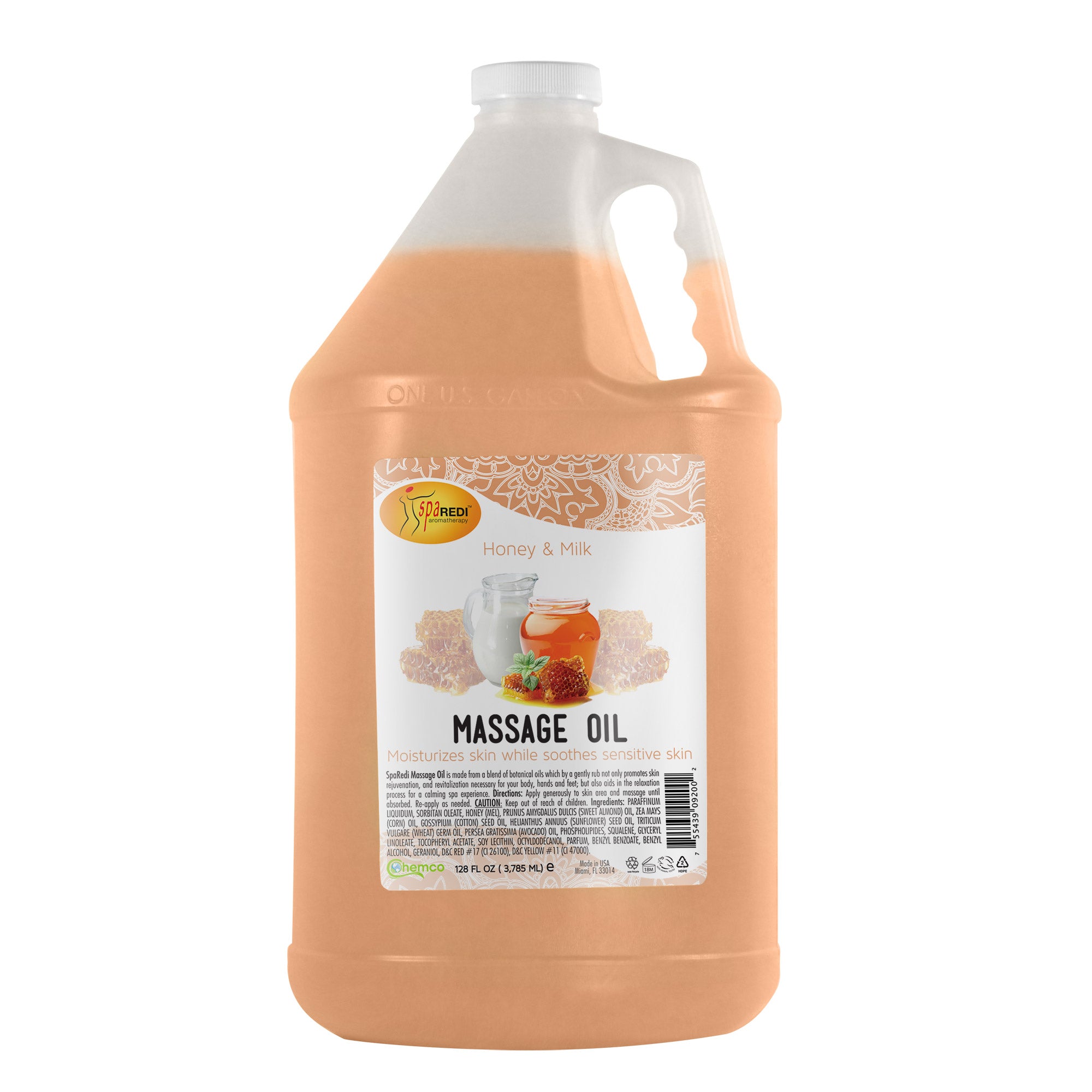 Chemco Pro Nail Massage Oil - Milk & Honey - Case of 4
