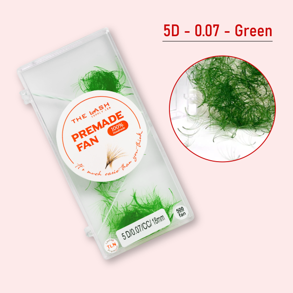 5D 0.07 - Green Color - CC - 12mm