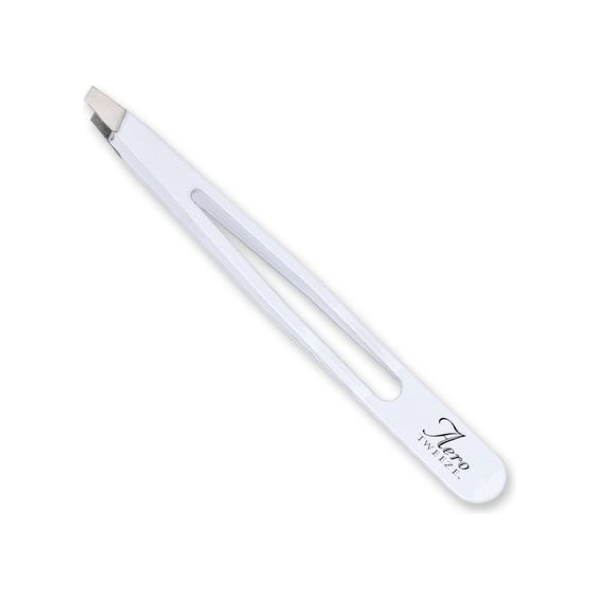 Ultra Slant Tip Tweezers - White