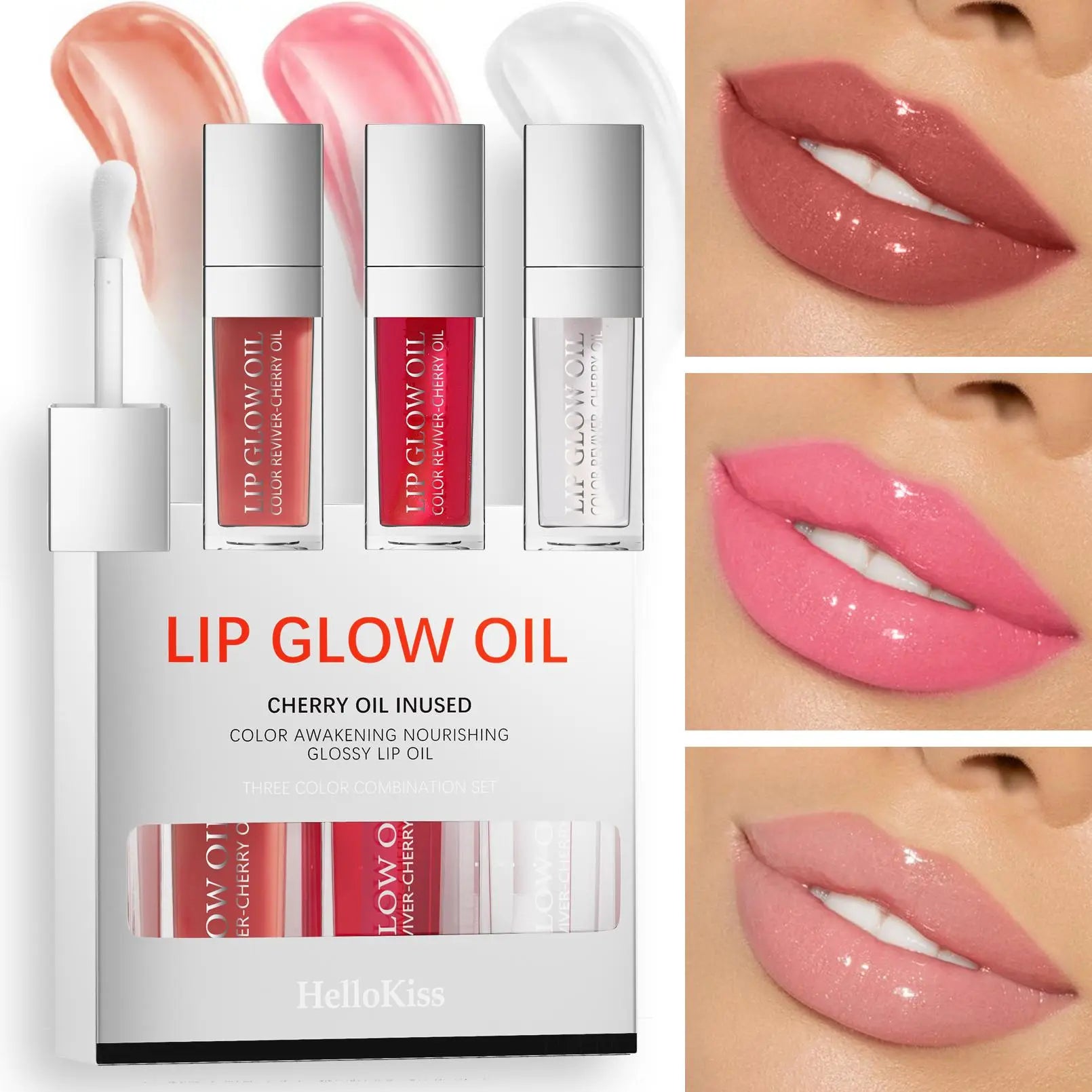 Spring Juicy Lip Gloss, Moisturizing Transparent Makeup Mirror Lip Oil, Glossy Lip Balm, Hydrating Lip Care Moisturizer for Girls Women Music Festival Makeup, Hydrate Cosmetic Gift, Lip Care Lip Moisturizer