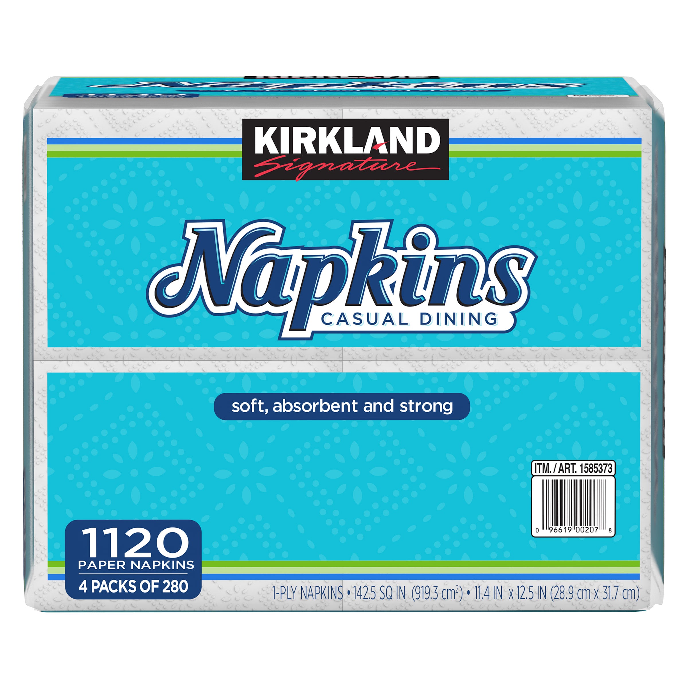 Napkins, 1-Ply, 280-Count, 4-Pack
