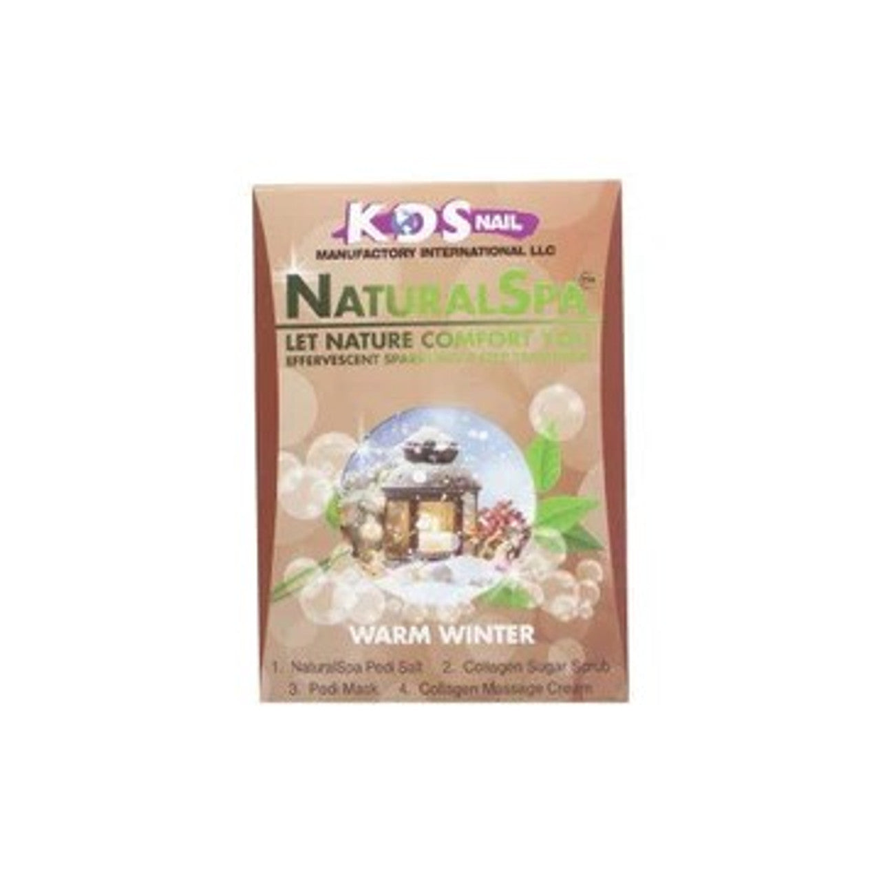 KDS Deluxe Pedicure 4 Step - Warm Winter- Kit