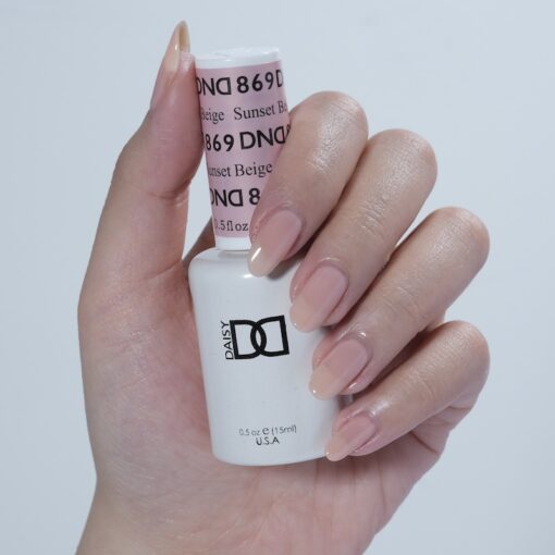 DND - Gel & Lacquer # 869 Sunset Beige