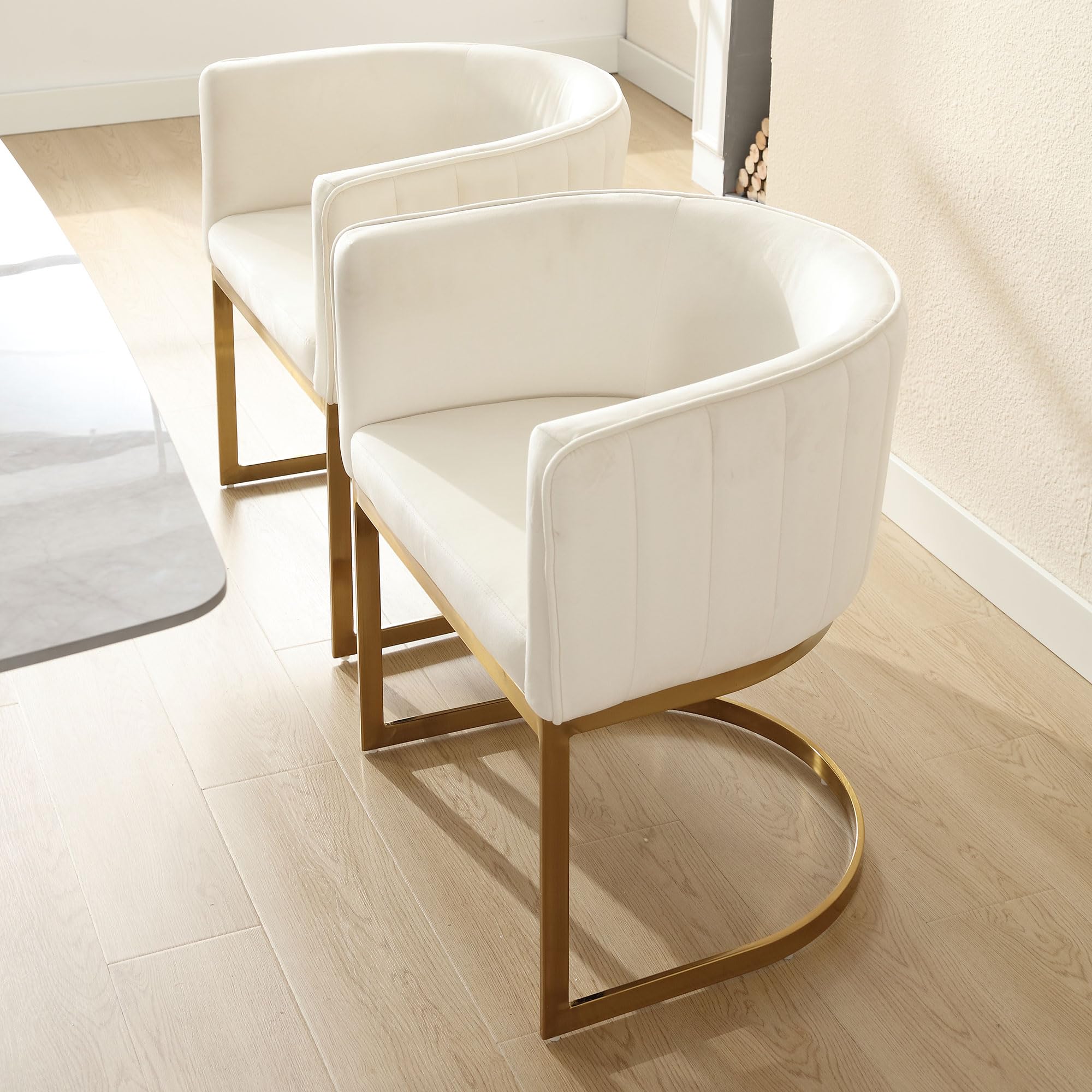 Velvet Customer Pedicure Chair - Cream