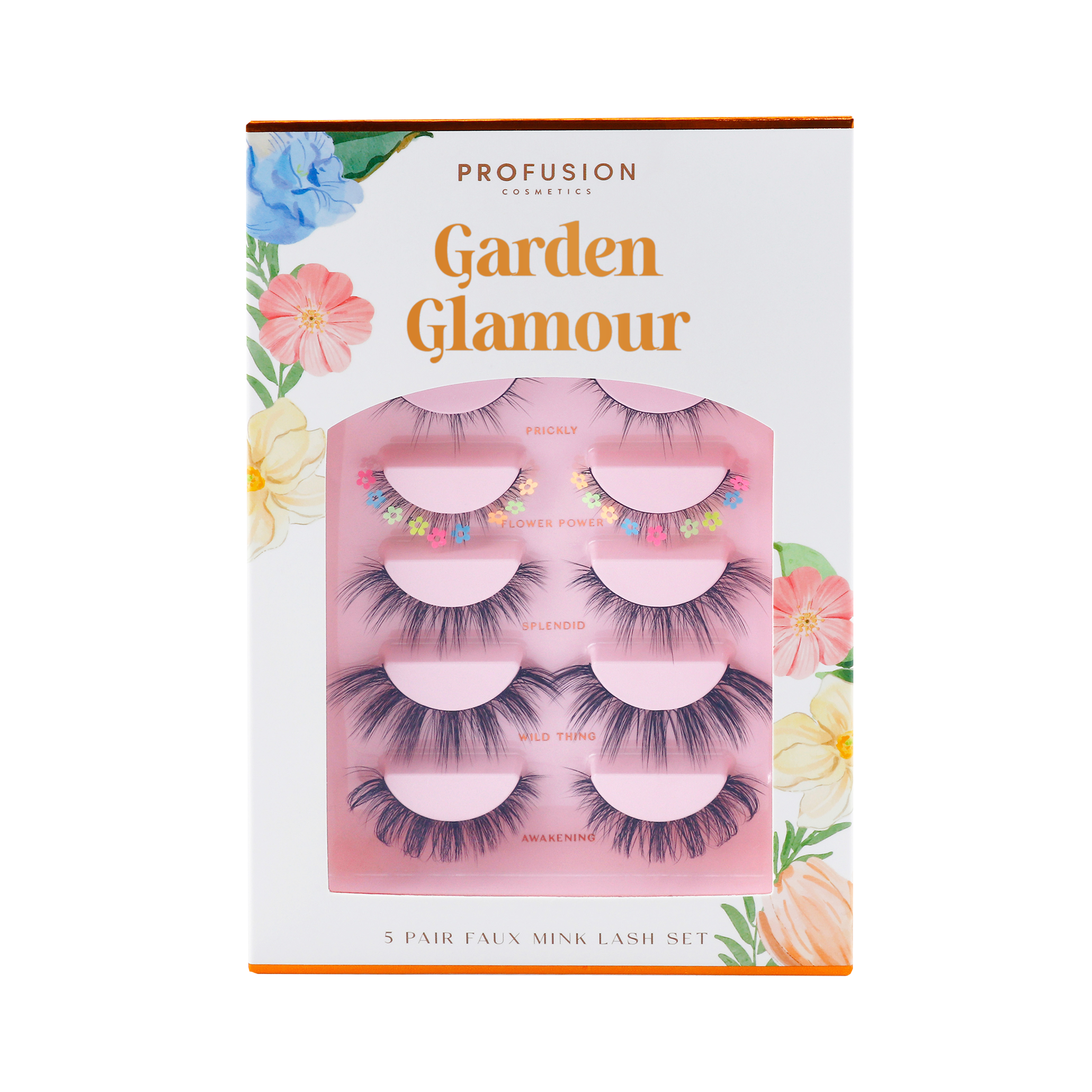 Petal Perfect | Garden Glamour 5 Pairs Faux Mink Lash Set