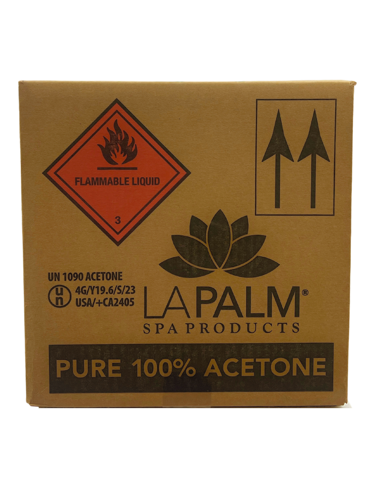 LA PALM 100% Pure Acetone - Case