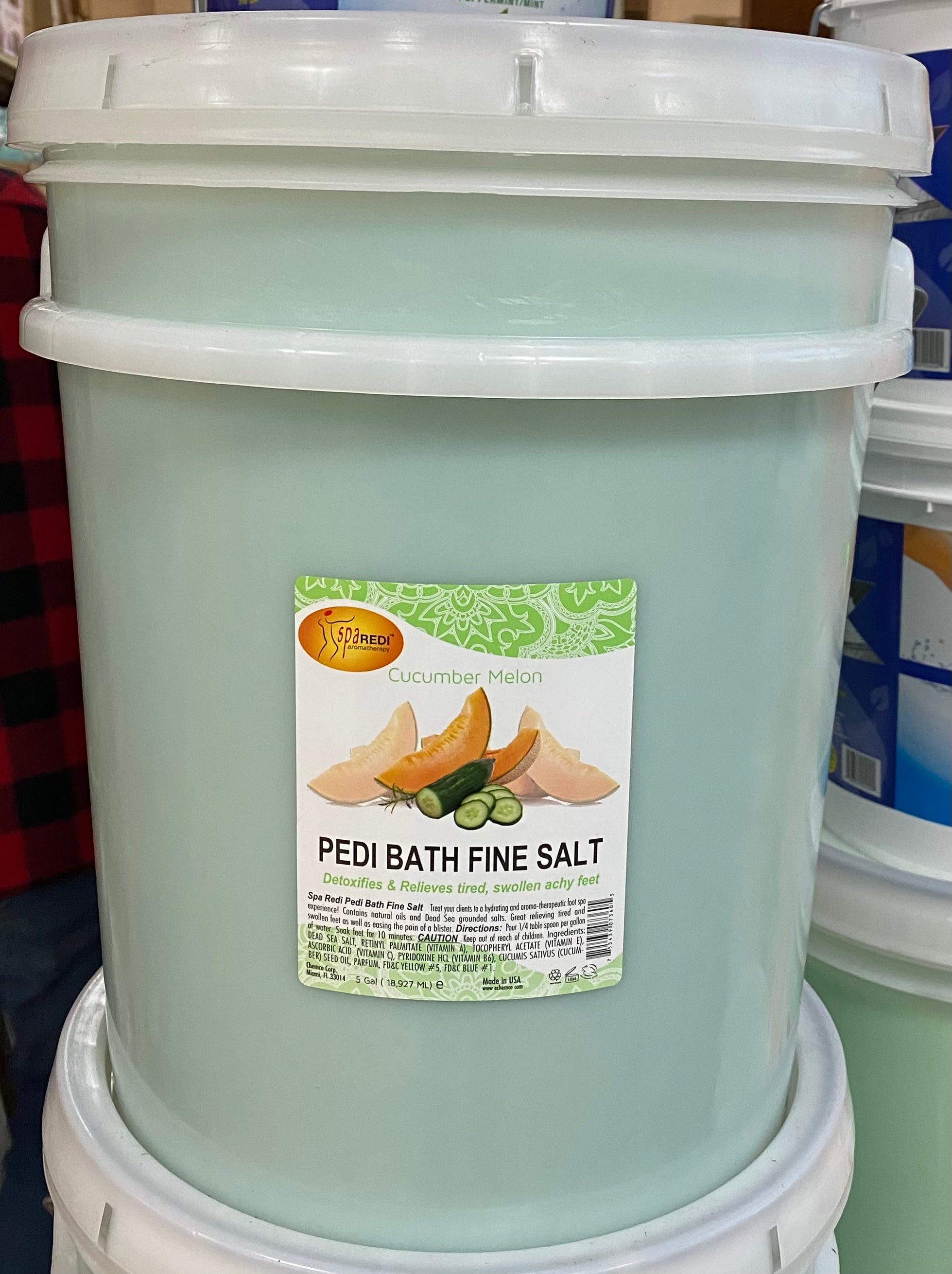 chemco Spa Redi Salt Bath Bucket - Cucumber & Melon