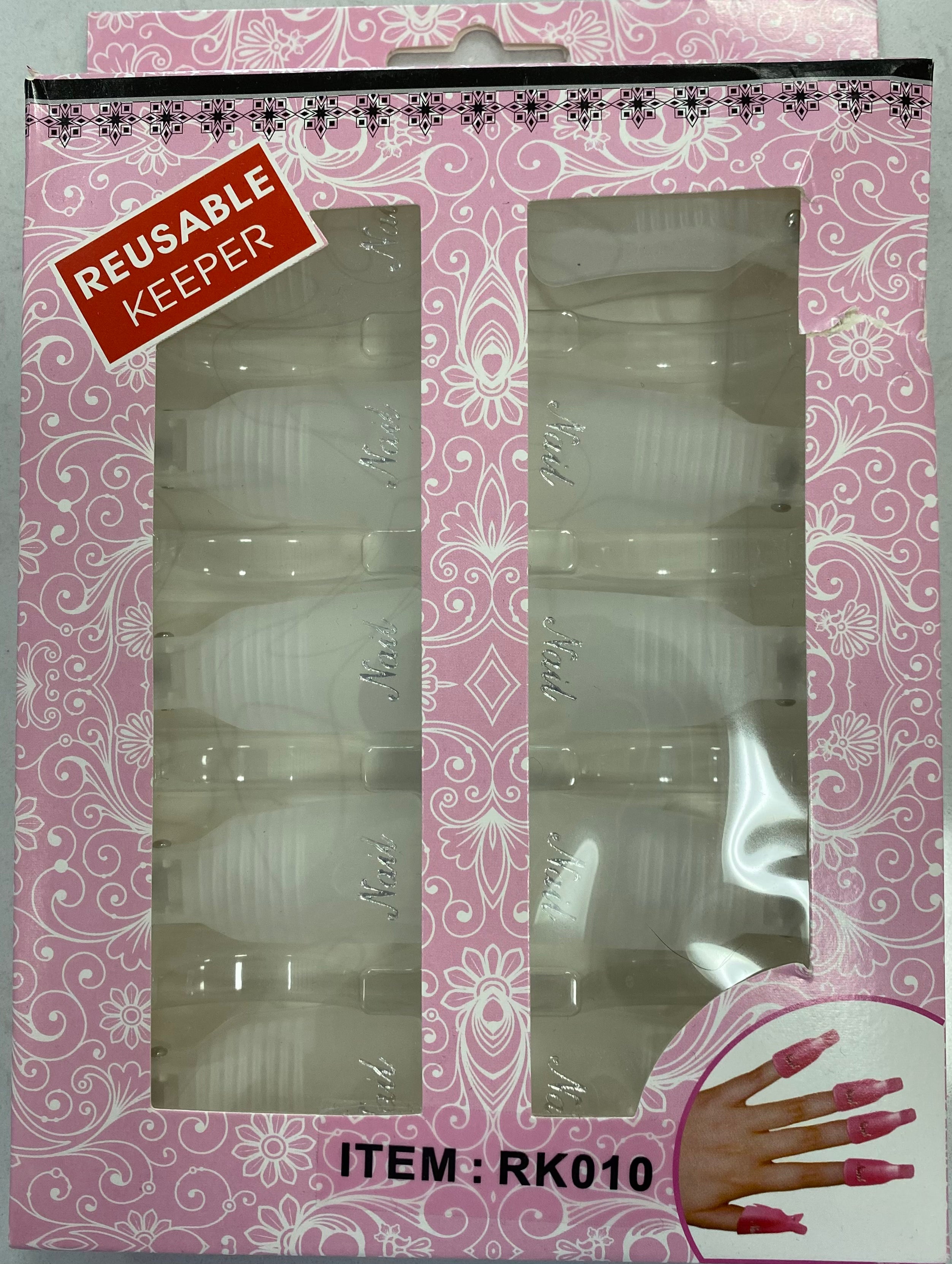 Plastic Reusable Gel Keeper