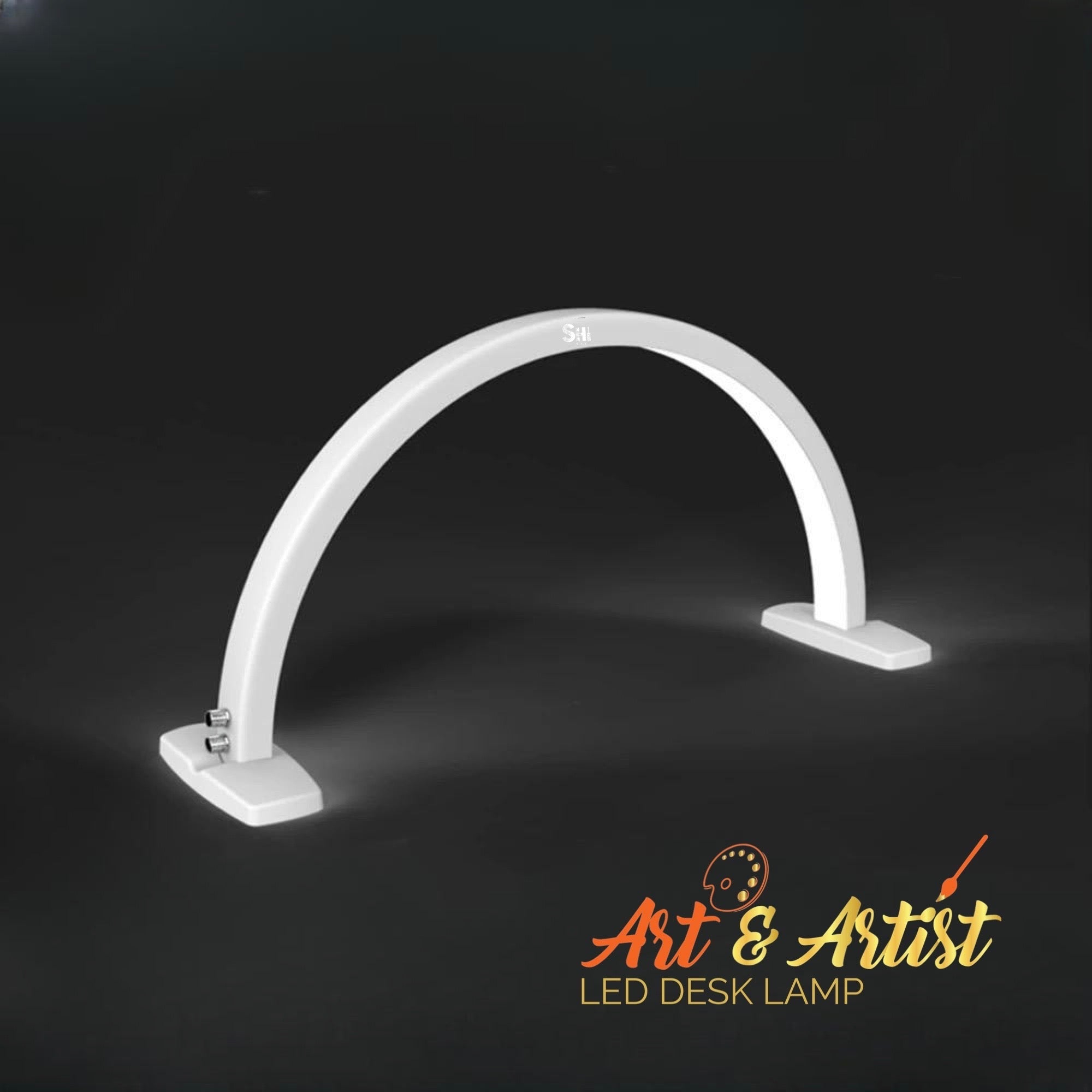 Art & Artist Half Moon Arc LED Desk Lamp - Stylish Lighting for Nail Art and More