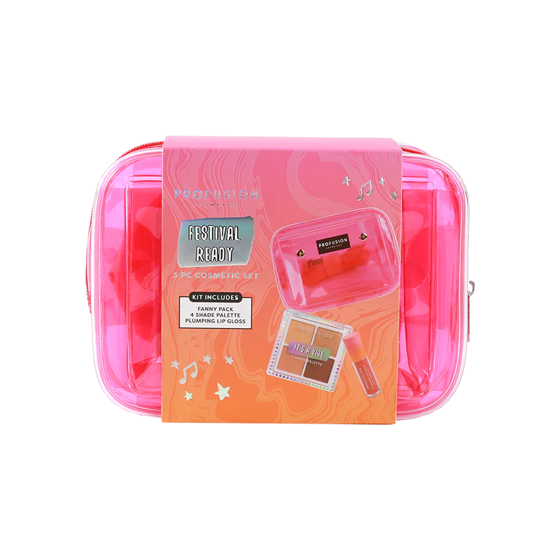 It's a Vibe | Festival Ready 3-pc Bag & Cosmetic Set