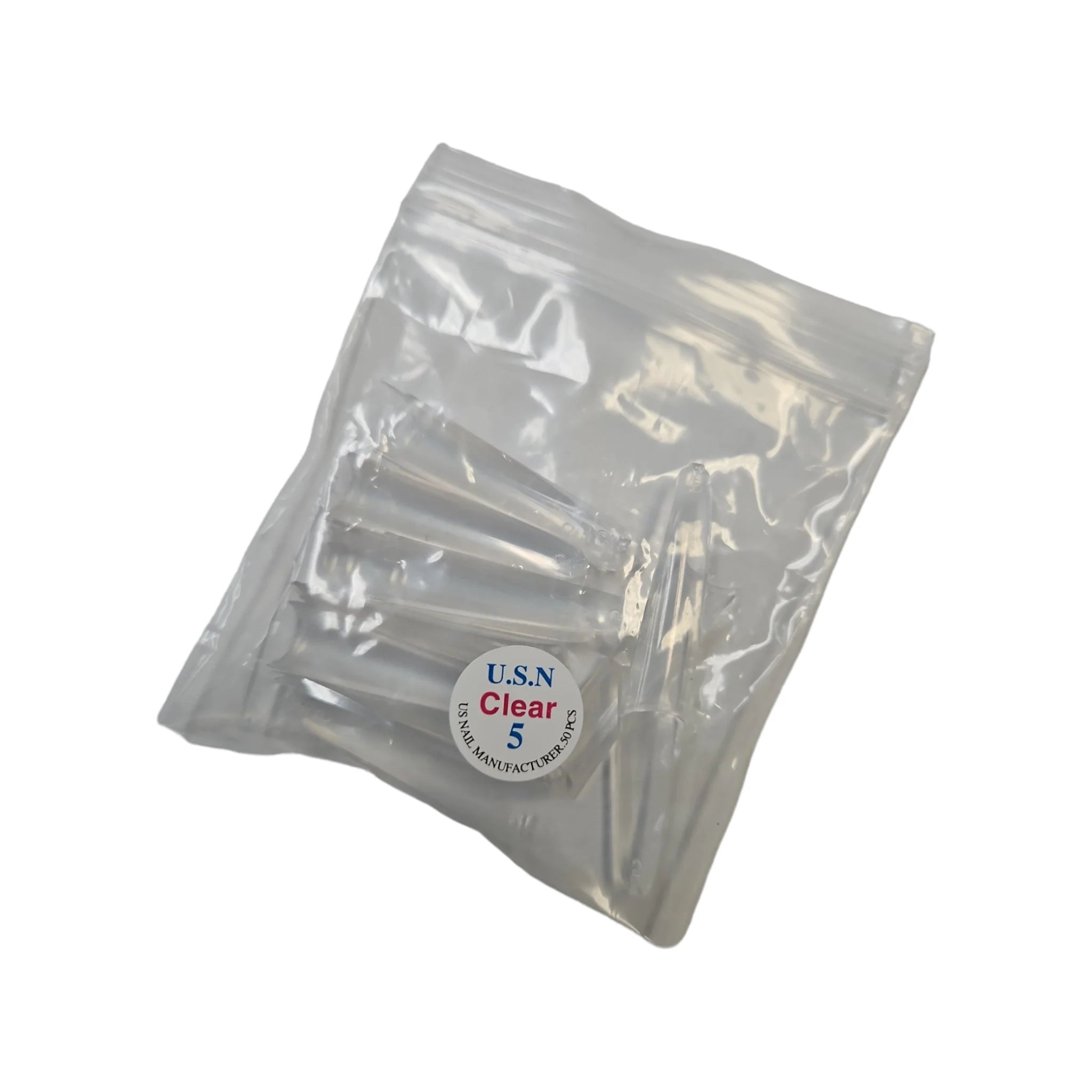 USN Straight Coffin Clear Tip #5