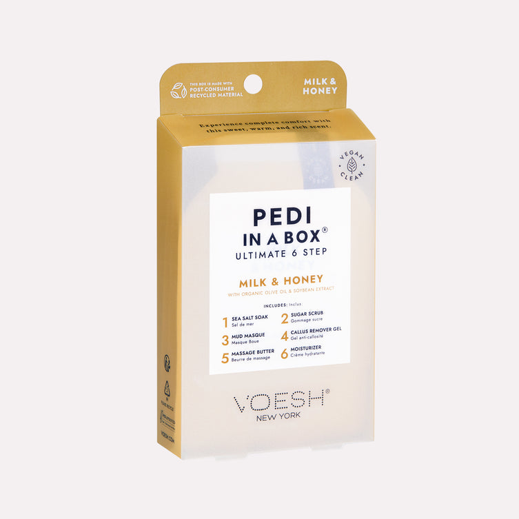 VOESH Deluxe Pedicure 6 Step - Milk & Honey