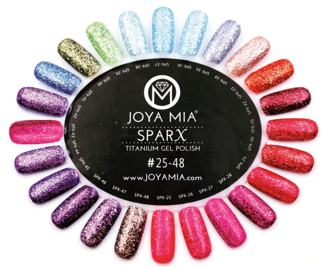 SparX Titanium Gel Polish Collection - 48 Colors