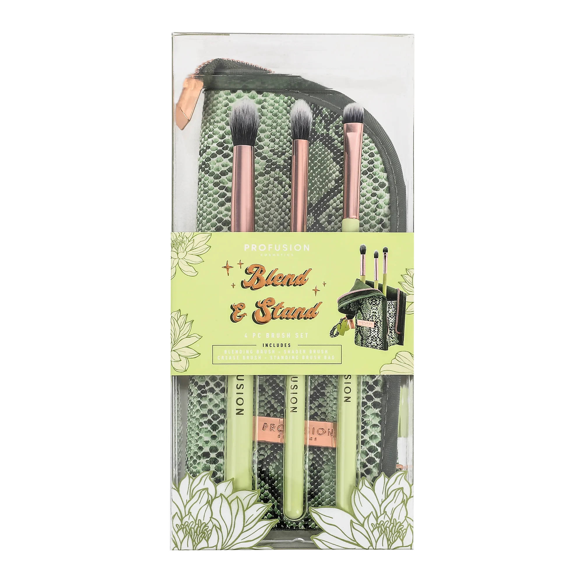 Desert Sage | Blend & Stand 4pc Bag & Brush Set