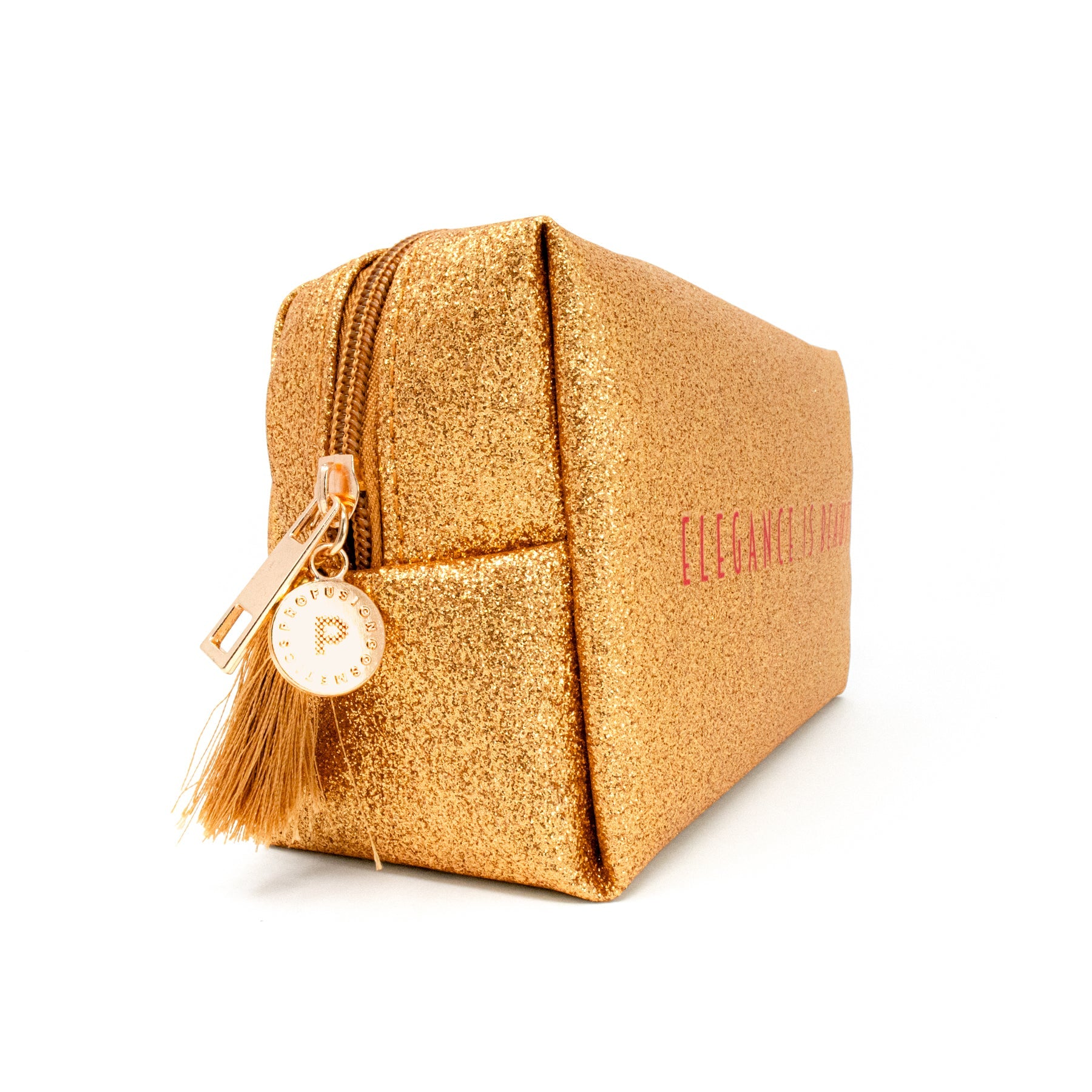 Elegance is Beauty Cosmetic Bag