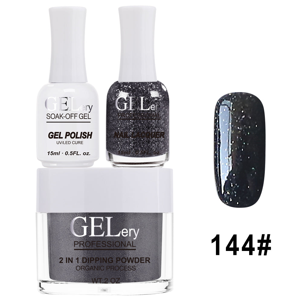 GELery 3 in 1 Trio Set - Gel, Lacquer, & Dip - #144