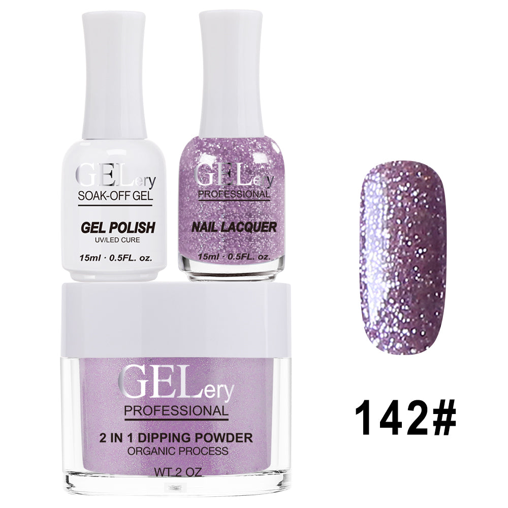 GELery 3 in 1 Trio Set - Gel, Lacquer, & Dip - #142