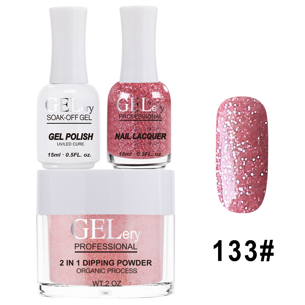 GELery 3 in 1 Trio Set - Gel, Lacquer, & Dip - #133