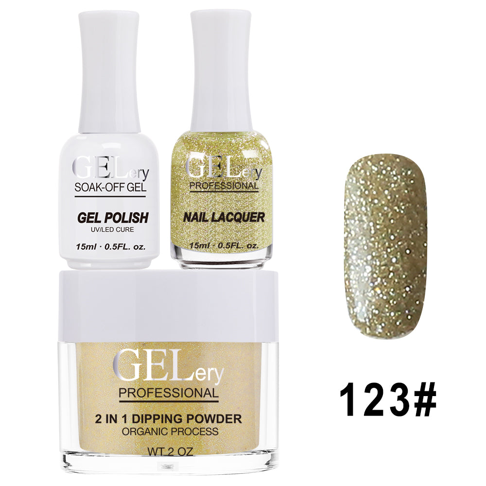 GELery 3 in 1 Trio Set - Gel, Lacquer, & Dip - #123