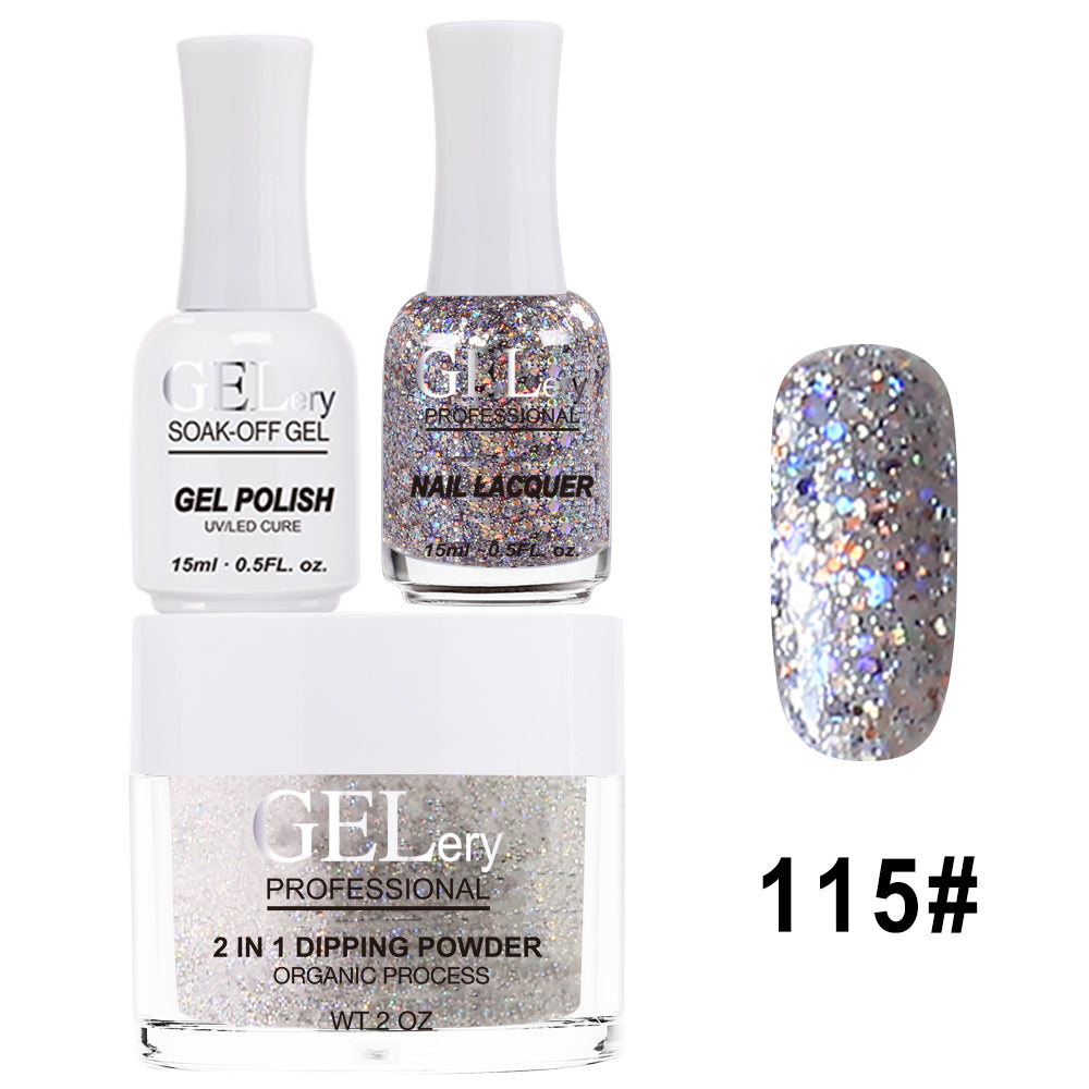 GELery 3 in 1 Trio Set - Gel, Lacquer, & Dip - #115