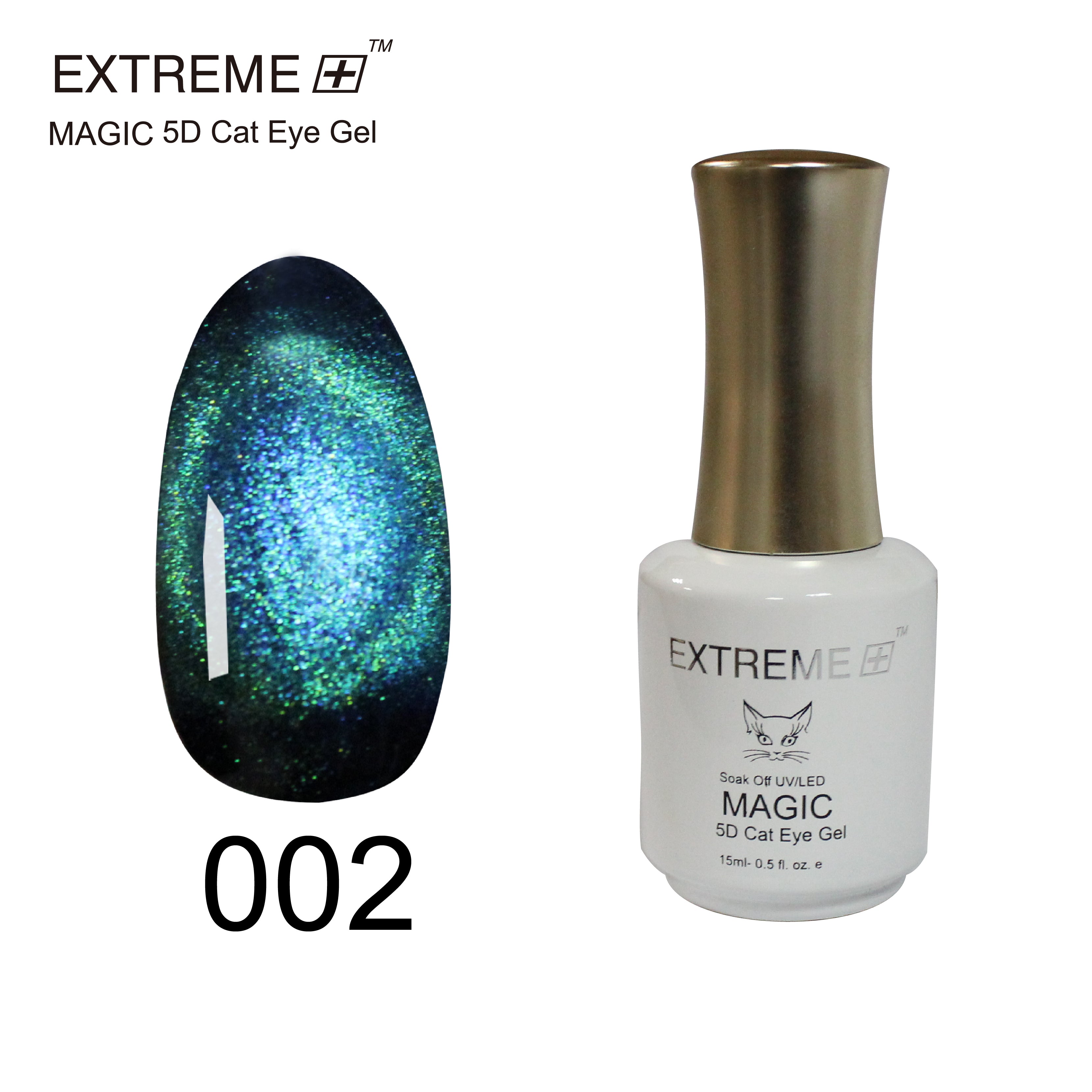 Extreme+ Magic 5D Cat Eye Gel #002