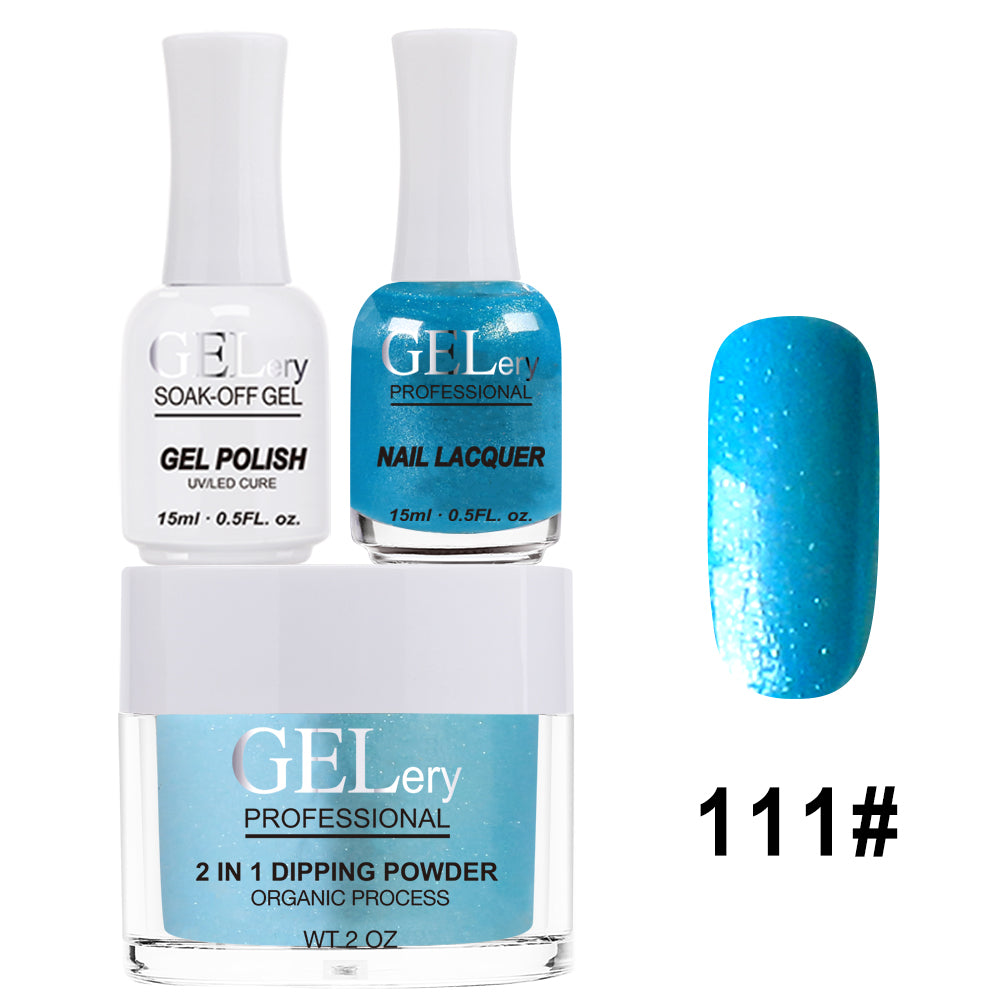 GELery 3 in 1 Trio Set - Gel, Lacquer, & Dip - #111