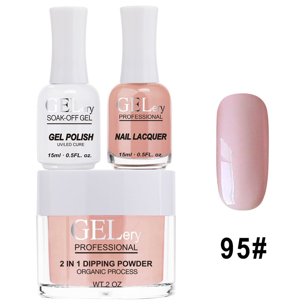 GELery 3 in 1 Trio Set - Gel, Lacquer, & Dip - #095