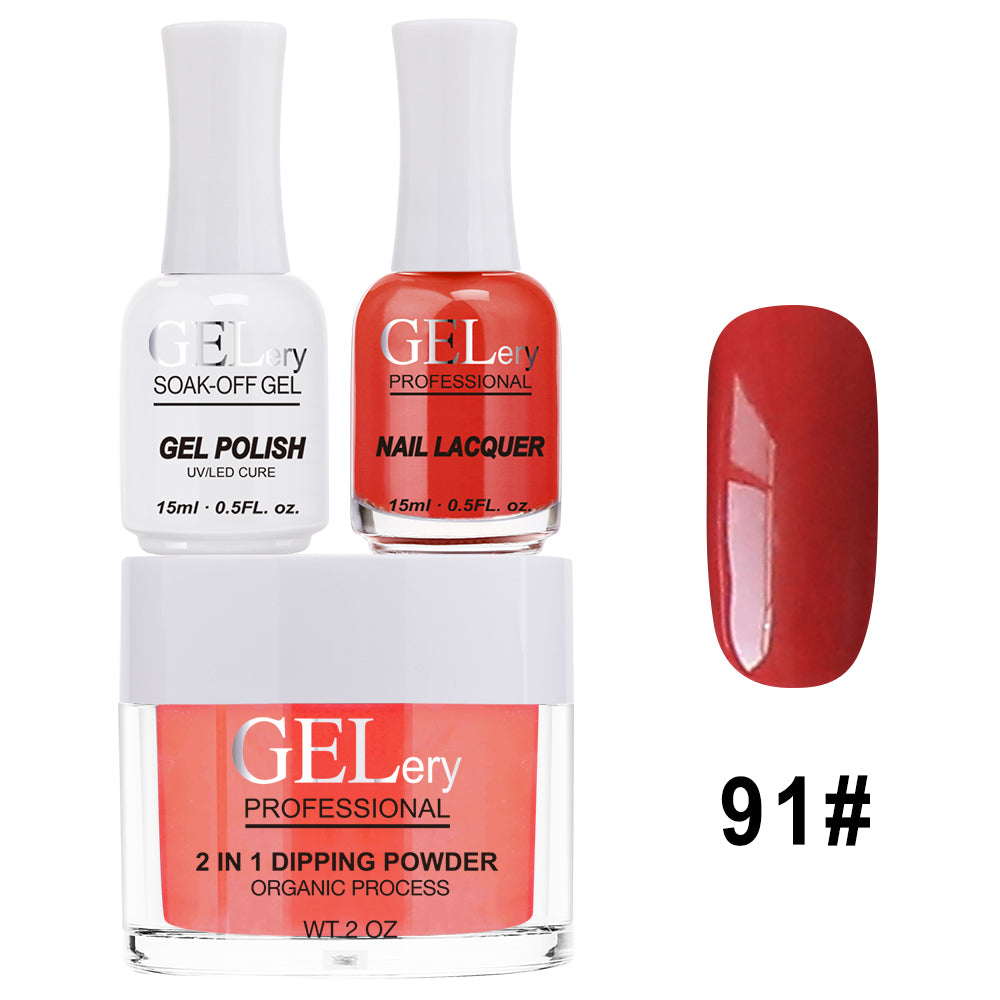 GELery 3 in 1 Trio Set - Gel, Lacquer, & Dip - #091