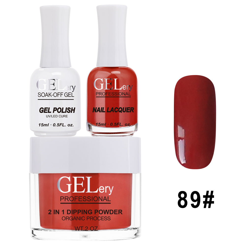 GELery 3 in 1 Trio Set - Gel, Lacquer, & Dip - #089