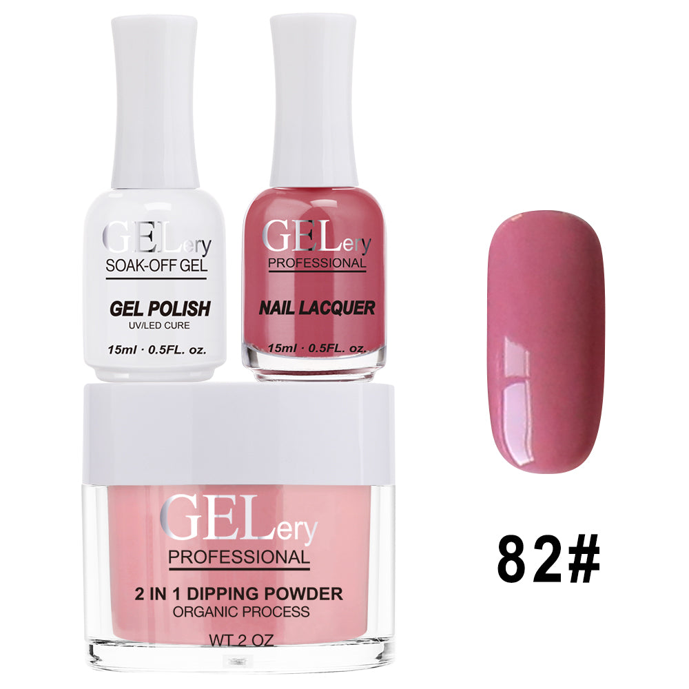 GELery 3 in 1 Trio Set - Gel, Lacquer, & Dip - #082