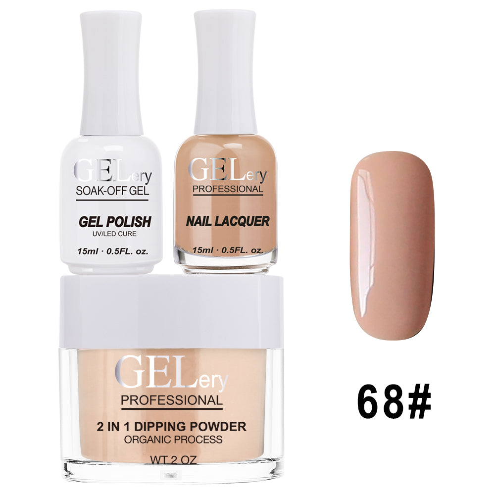 GELery 3 in 1 Trio Set - Gel, Lacquer, & Dip - #068