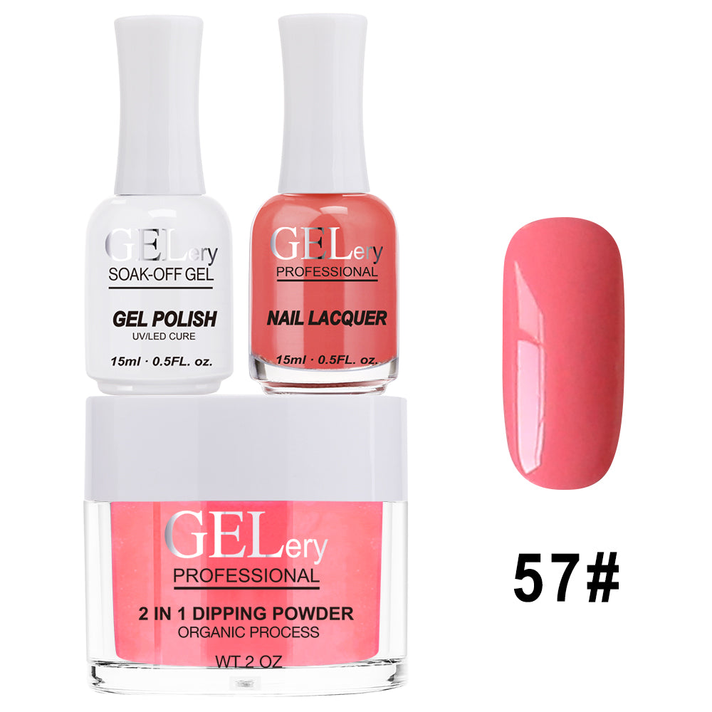 GELery 3 in 1 Trio Set - Gel, Lacquer, & Dip - #057