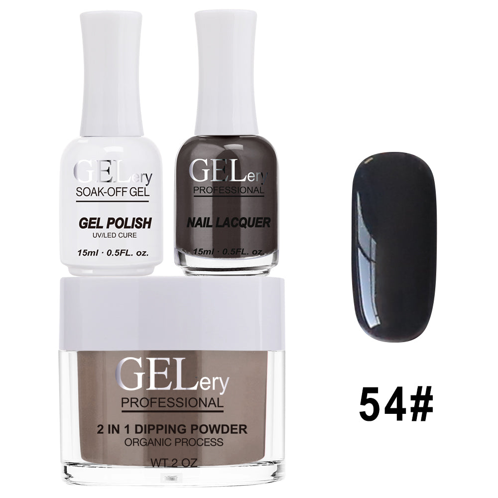 GELery 3 in 1 Trio Set - Gel, Lacquer, & Dip - #054