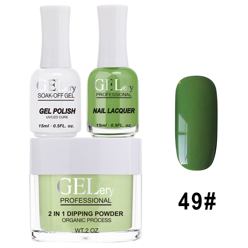 GELery 3 in 1 Trio Set - Gel, Lacquer, & Dip - #049