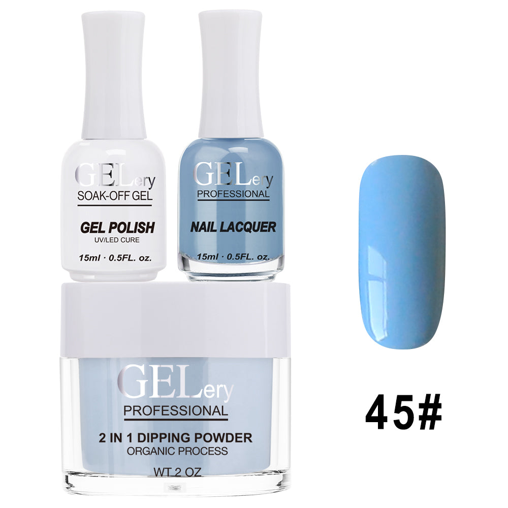 GELery 3 in 1 Trio Set - Gel, Lacquer, & Dip - #045