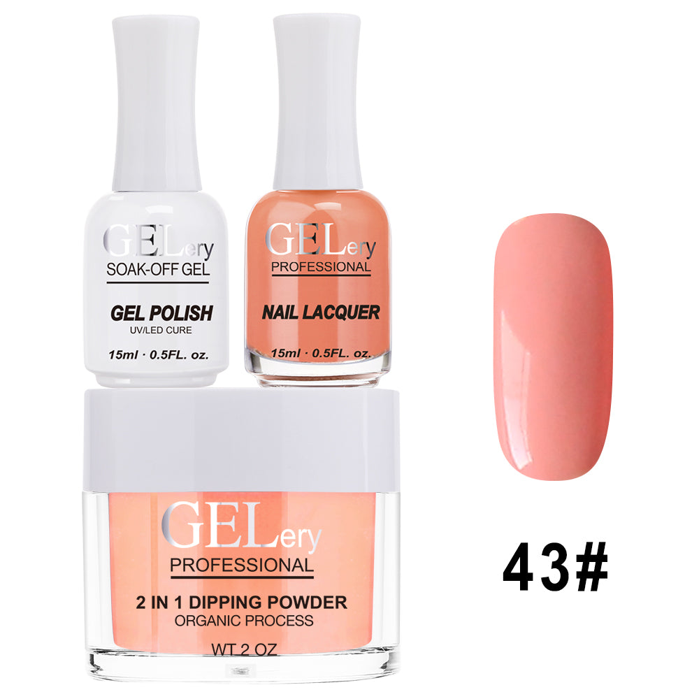 GELery 3 in 1 Trio Set - Gel, Lacquer, & Dip - #043