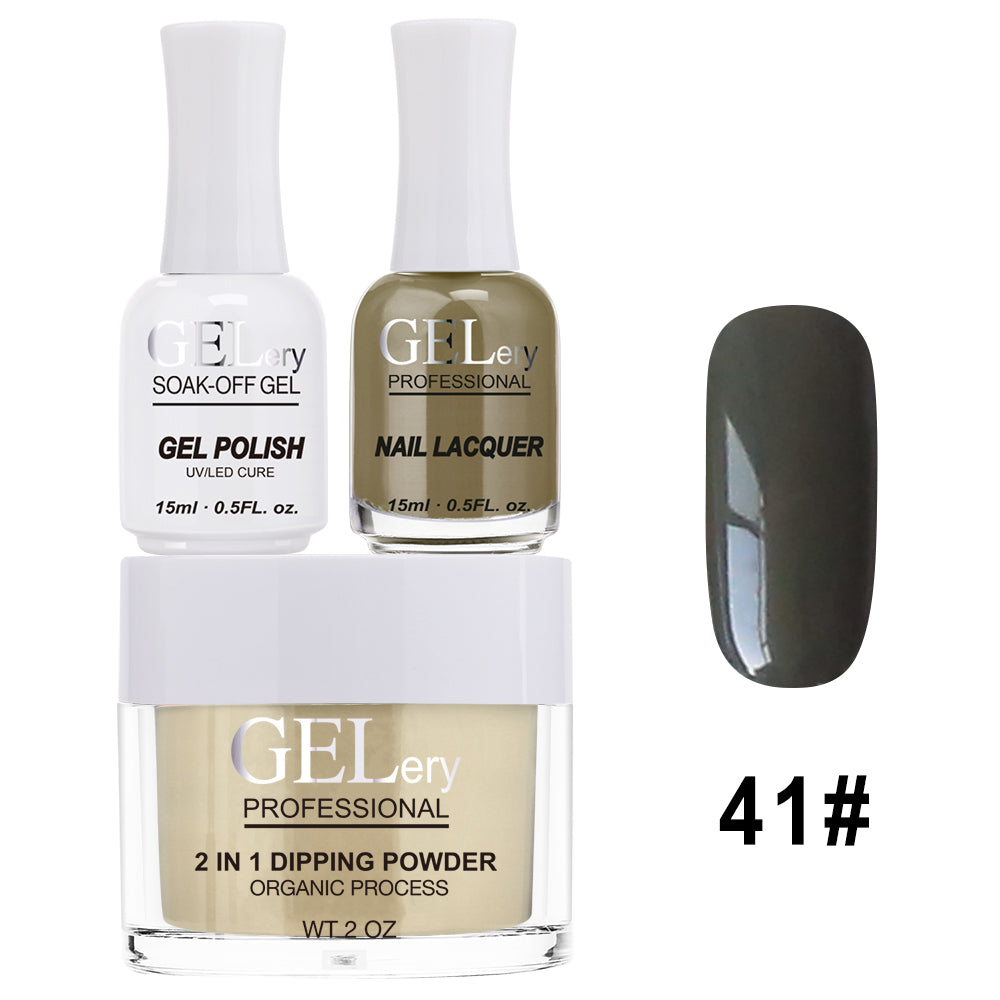 GELery 3 in 1 Trio Set - Gel, Lacquer, & Dip - #041