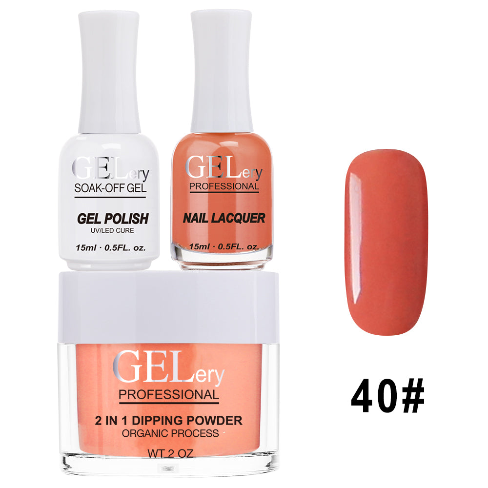 GELery 3 in 1 Trio Set - Gel, Lacquer, & Dip - #040