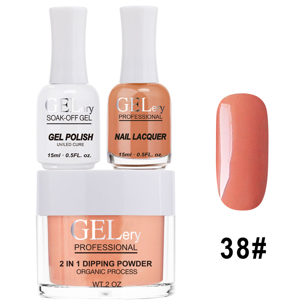 GELery 3 in 1 Trio Set - Gel, Lacquer, & Dip - #038