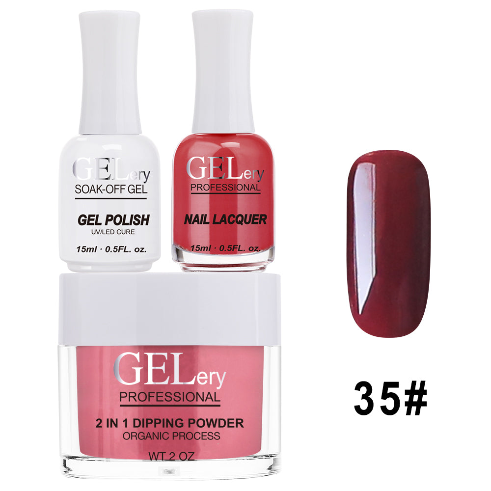 GELery 3 in 1 Trio Set - Gel, Lacquer, & Dip - #035