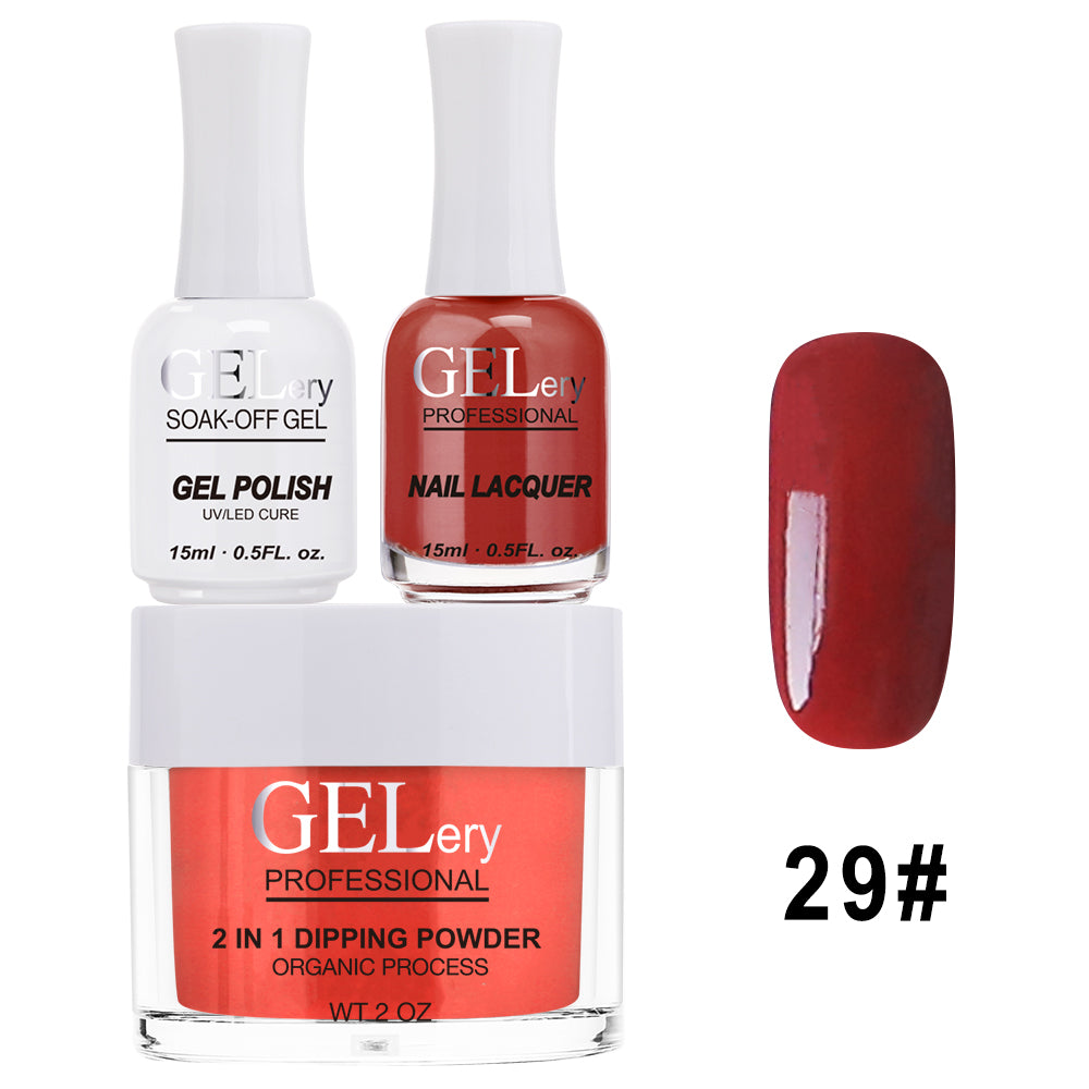 GELery 3 in 1 Trio Set - Gel, Lacquer, & Dip - #029