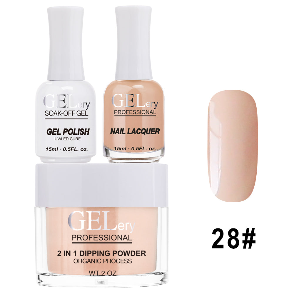 GELery 3 in 1 Trio Set - Gel, Lacquer, & Dip - #028