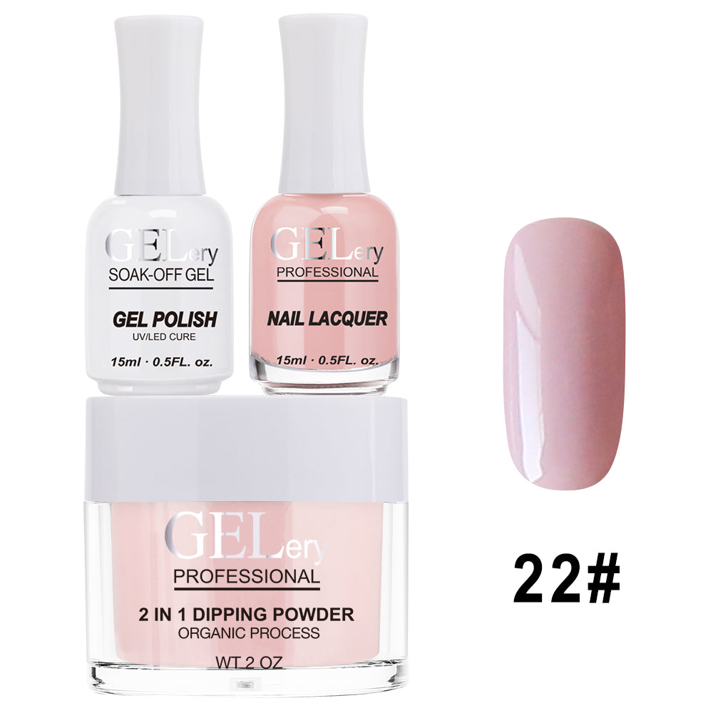 GELery 3 in 1 Trio Set - Gel, Lacquer, & Dip - #022