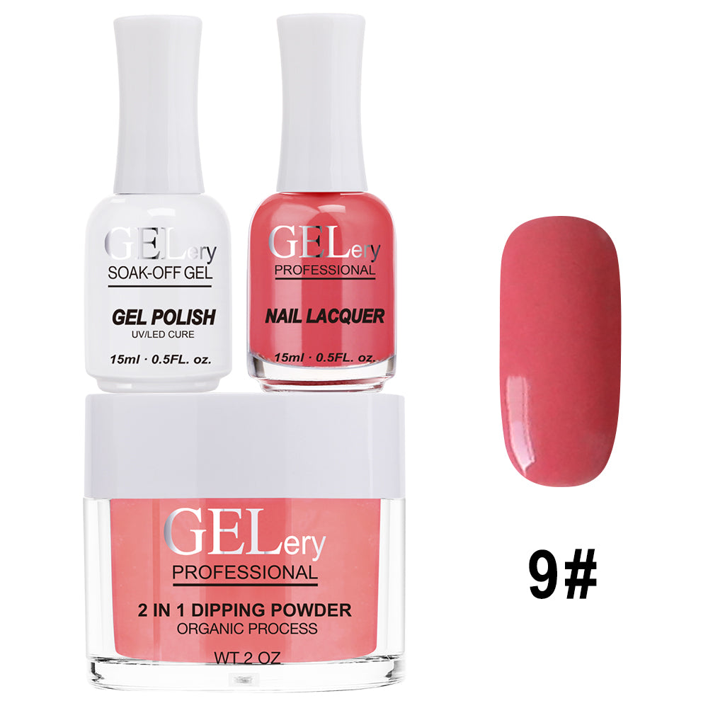 GELery 3 in 1 Trio Set - Gel, Lacquer, & Dip - #009